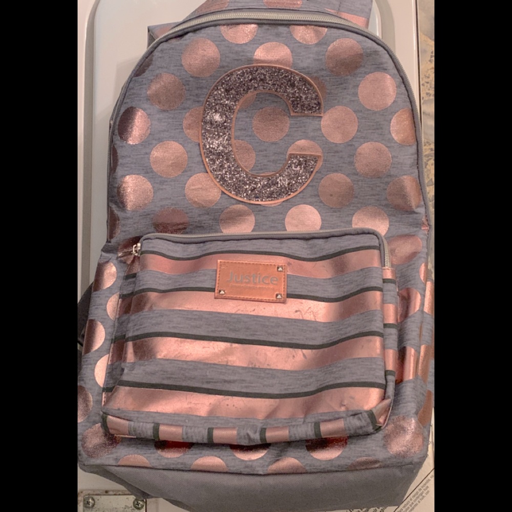 JUSTICE. BACKPACK AND LUNCHBOX SET.